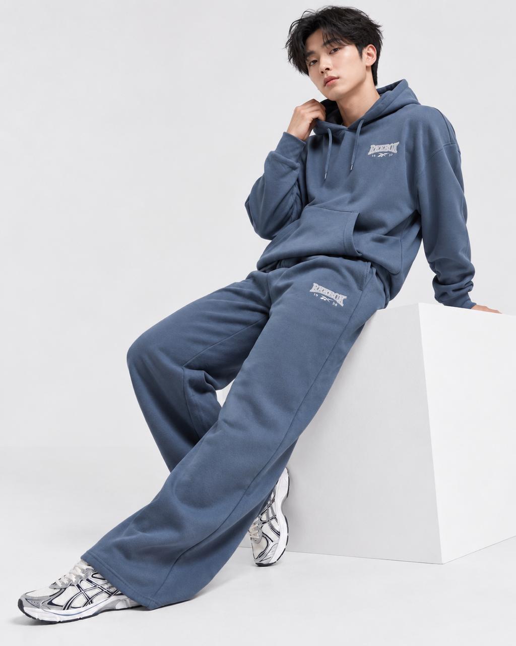 Reebok Identity Logo Fleece Wide Leg sweatpants