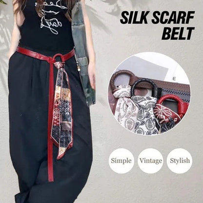 Y2k Punk Girls Scarf Waist Belt Retro Pu Leather Women's Belt